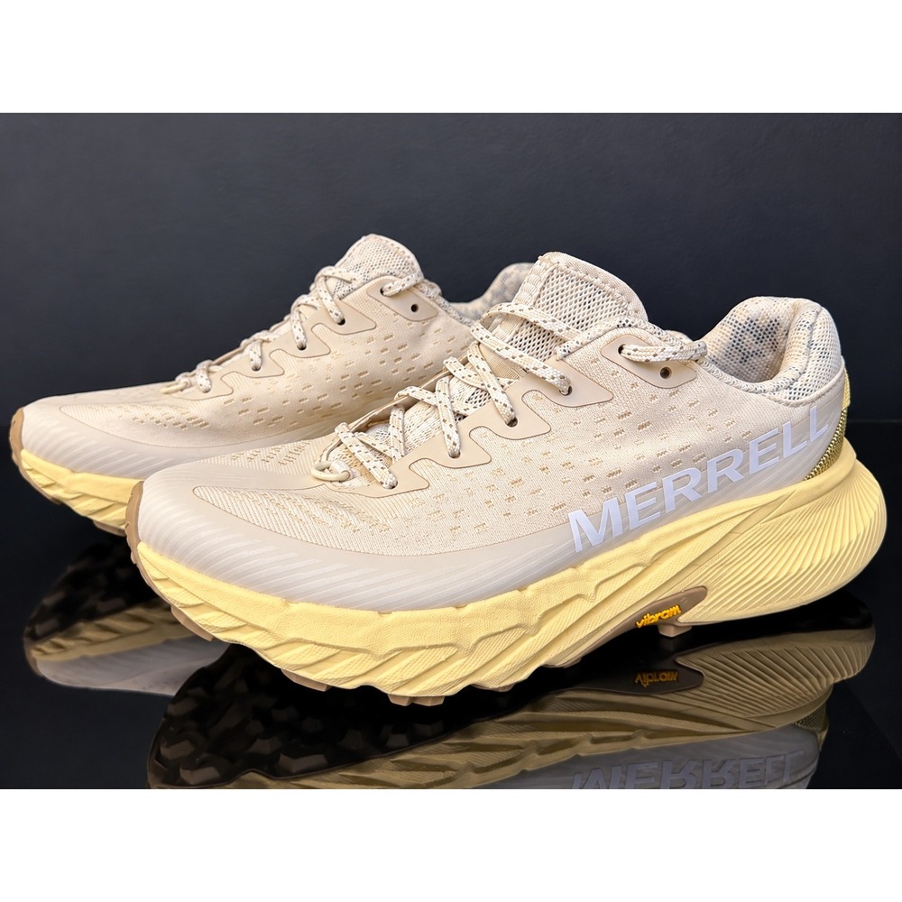 Merrell Women's Size 8 Athletic Running Trail Shoes Beige Cream Vibram Sneakers